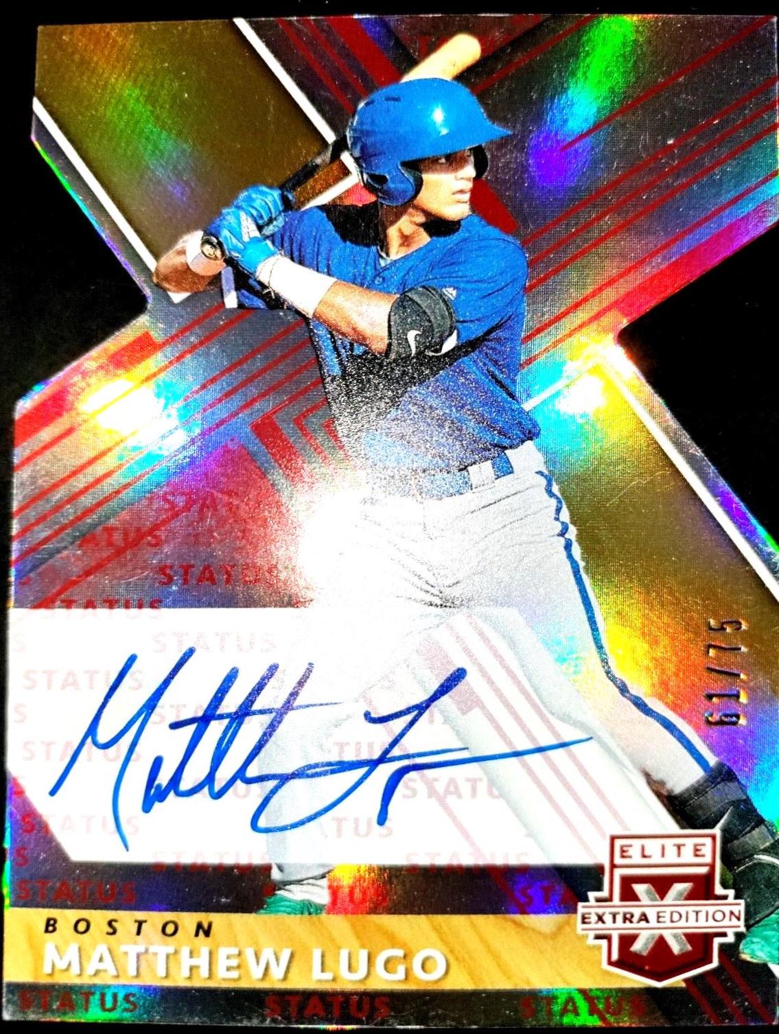 Matthew Lugo [Autograph Status Die Cut Red] #69