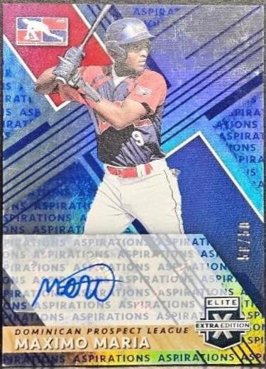 Maximo Maria [Autograph Aspirations Purple] #205
