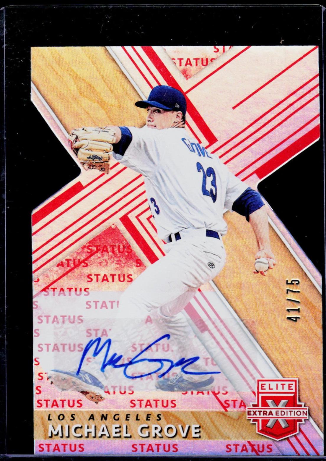 Michael Grove [Autograph Status Die Cut Red] #140