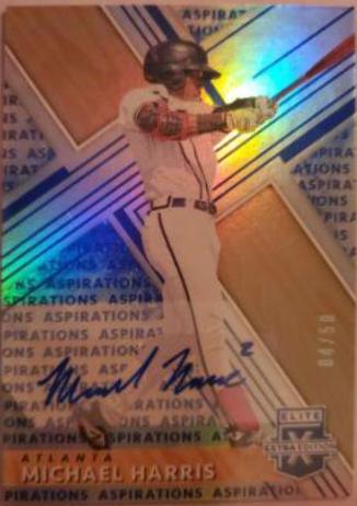 Michael Harris [Autograph Aspirations Blue] #154