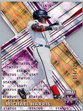 Michael Harris [Status Die Cut Purple] #154