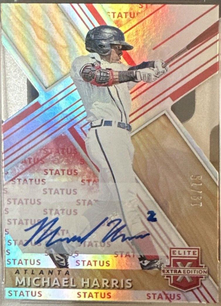 Michael Harris [Status Die Cut Red] #154