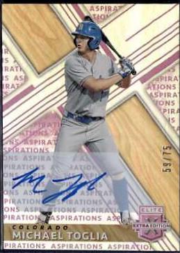 Michael Toglia [Autograph Aspirations Purple] #23