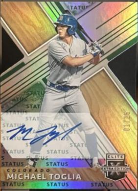 Michael Toglia [Autograph Status Die Cut Emerald] #23