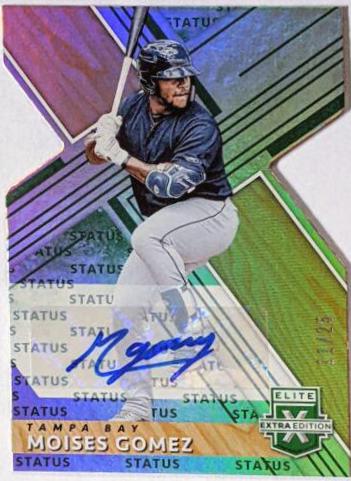 Moises Gomez [Autograph Status Die Cut Emerald] #127