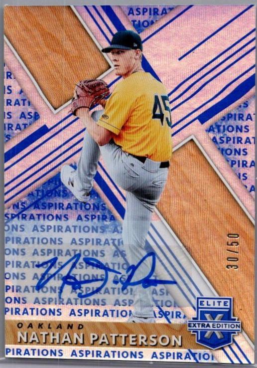 Nathan Patterson [Autograph Aspirations Blue] #180