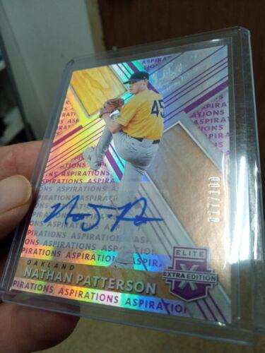 Nathan Patterson [Autograph Aspirations Purple] #180