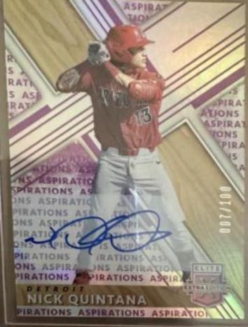Nick Quintana [Autograph Aspirations Purple] #47