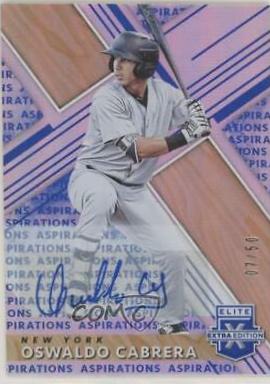 Oswaldo Cabrera [Autograph Aspirations Blue] #138