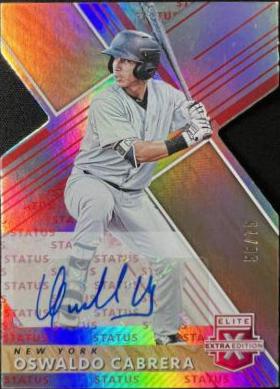 Oswaldo Cabrera [Autograph Status Die Cut Red] #138