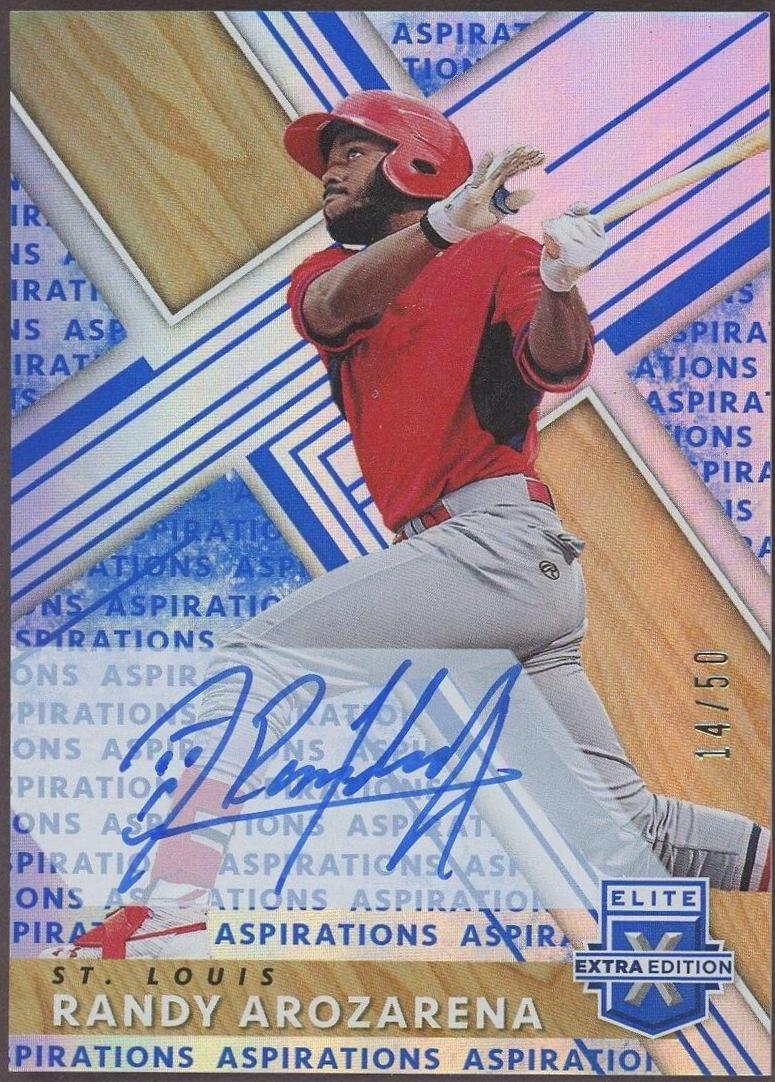 Randy Arozarena [Autograph Aspirations Blue] #99