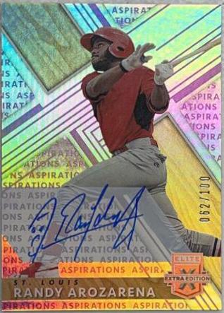 Randy Arozarena [Autograph Aspirations Purple] #99