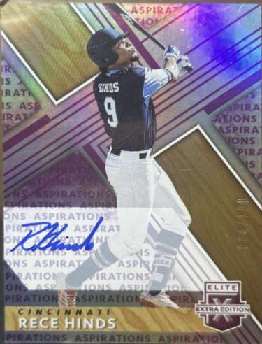 Rece Hinds [Autograph Aspirations Purple] #49