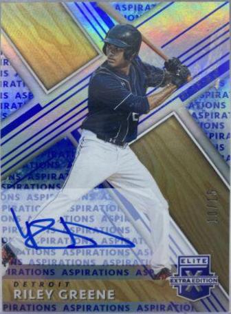 Riley Greene [Autograph Aspirations Purple] #5