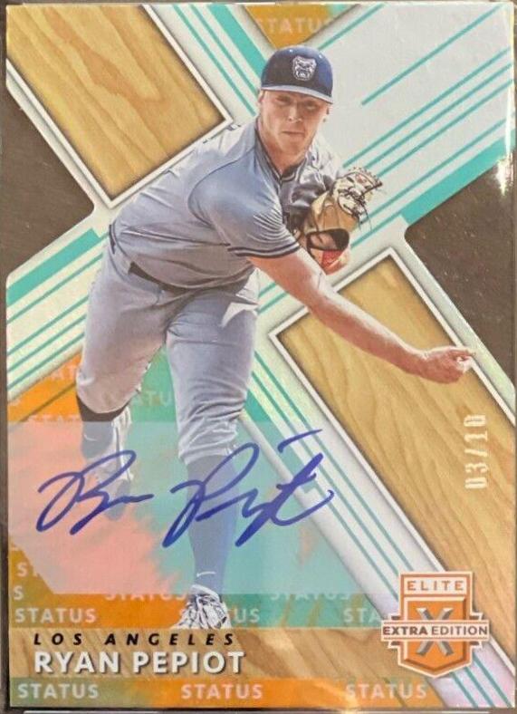 Ryan Pepiot [Autograph Status Die Cut Emerald] #84