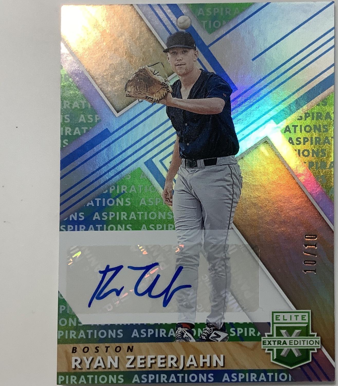 Ryan Zeferjahn [Autograph Aspirations Tie Dye] #155