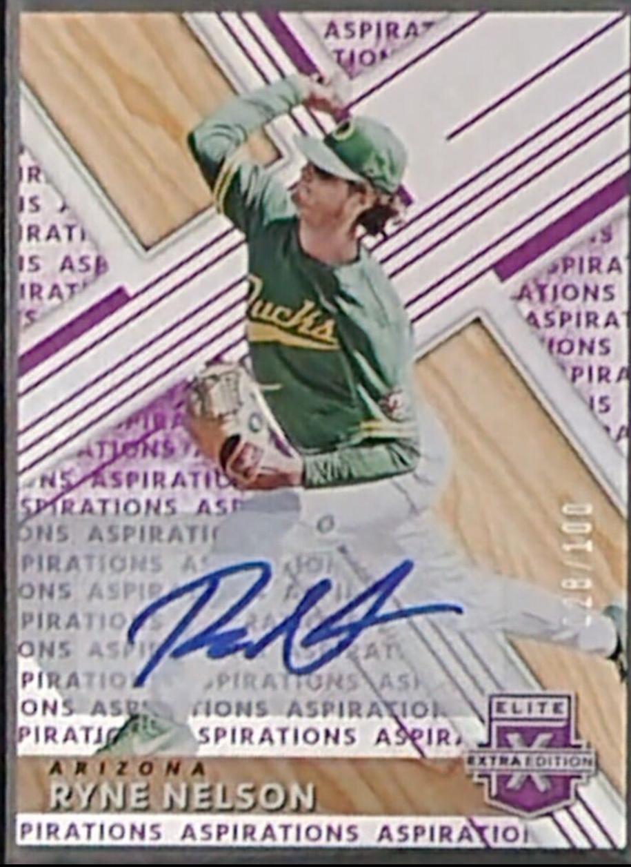 Ryne Nelson [Autograph Aspirations Purple] #132