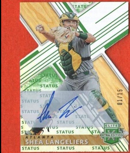 Shea Langeliers [Autograph Status Die Cut Emerald] #9