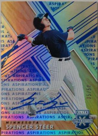 Spencer Steer [Autograph Aspirations Blue] #149