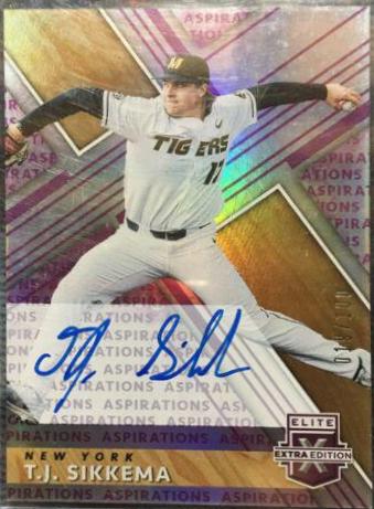 T.J. Sikkema [Autograph Aspirations Purple] #38