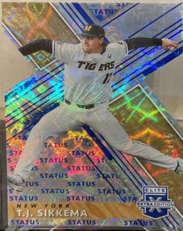 T.J. Sikkema [Status Die Cut Blue] #38