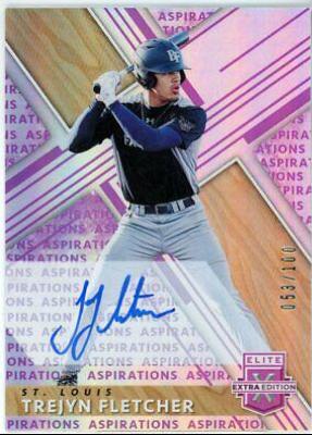 Trejyn Fletcher [Autograph Aspirations Purple] #58