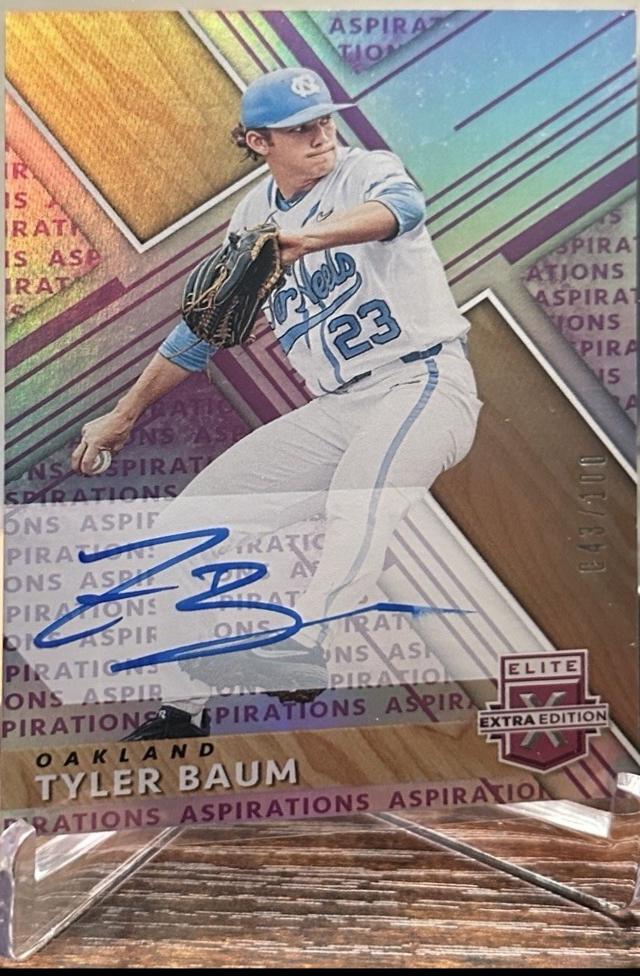Tyler Baum [Autograph Aspirations Purple] #66