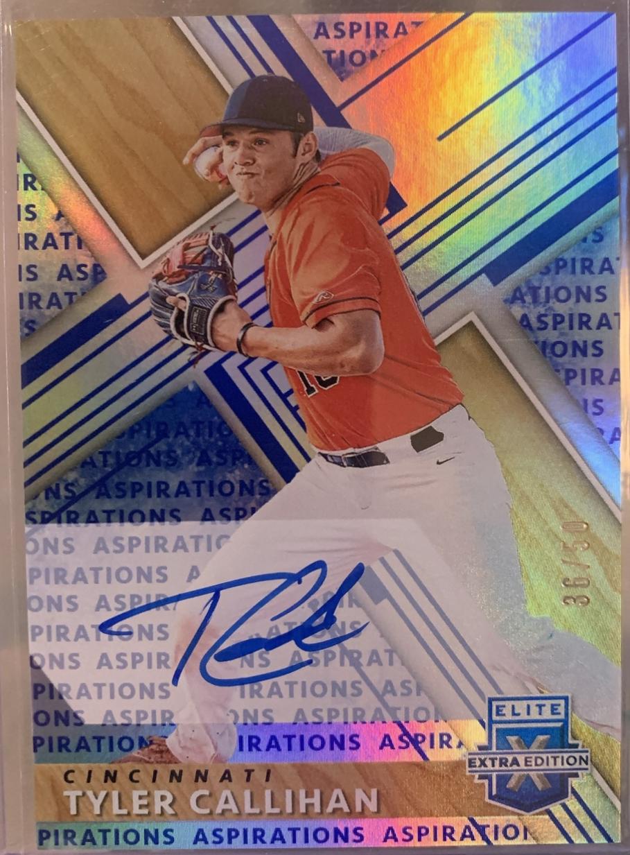 Tyler Callihan [Autograph Aspirations Blue] #80