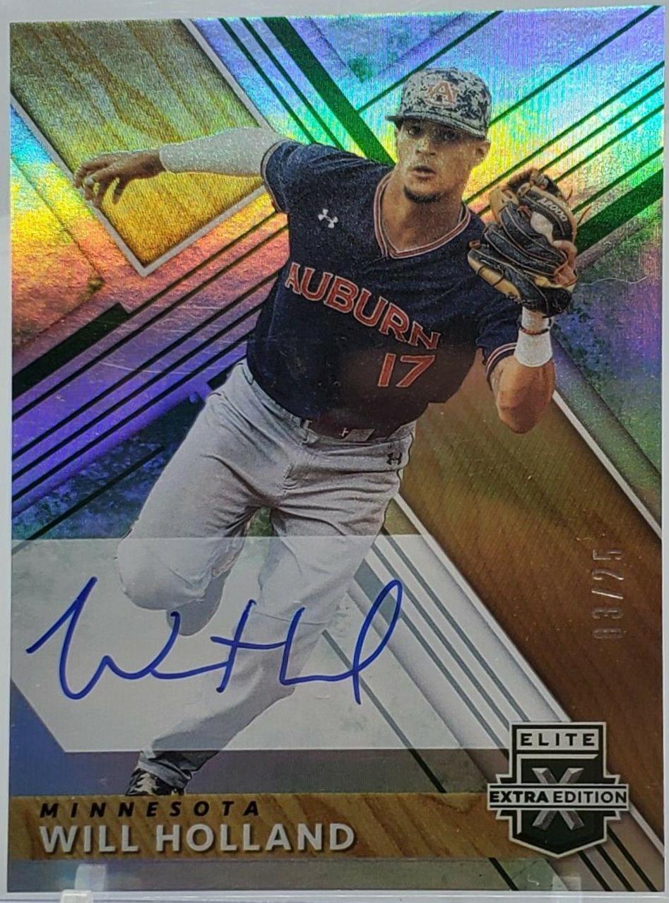 Will Holland [Autograph Emerald] #55