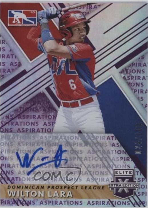 Wilton Lara [Autograph Aspirations Purple] #187