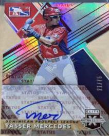Yasser Mercedes [Autograph Status Die Cut Emerald] #207