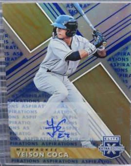 Yeison Coca [Autograph Aspirations Blue] #136