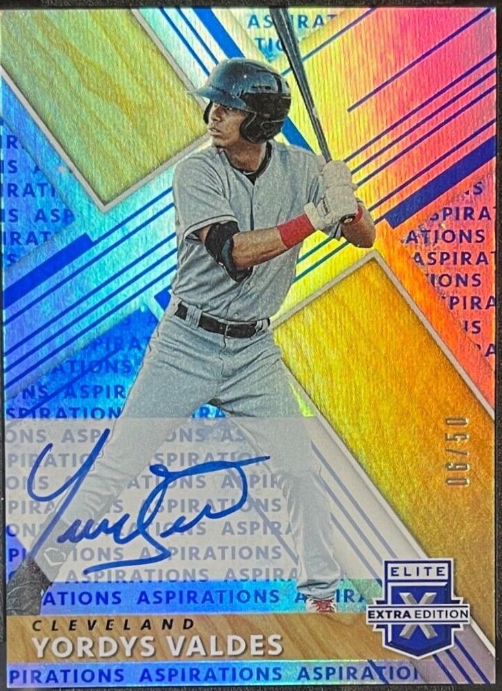 Yordys Valdes [Autograph Aspirations Blue] #63
