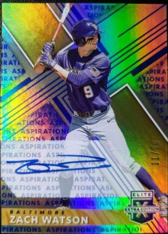 Zach Watson [Autograph Aspirations Blue] #79