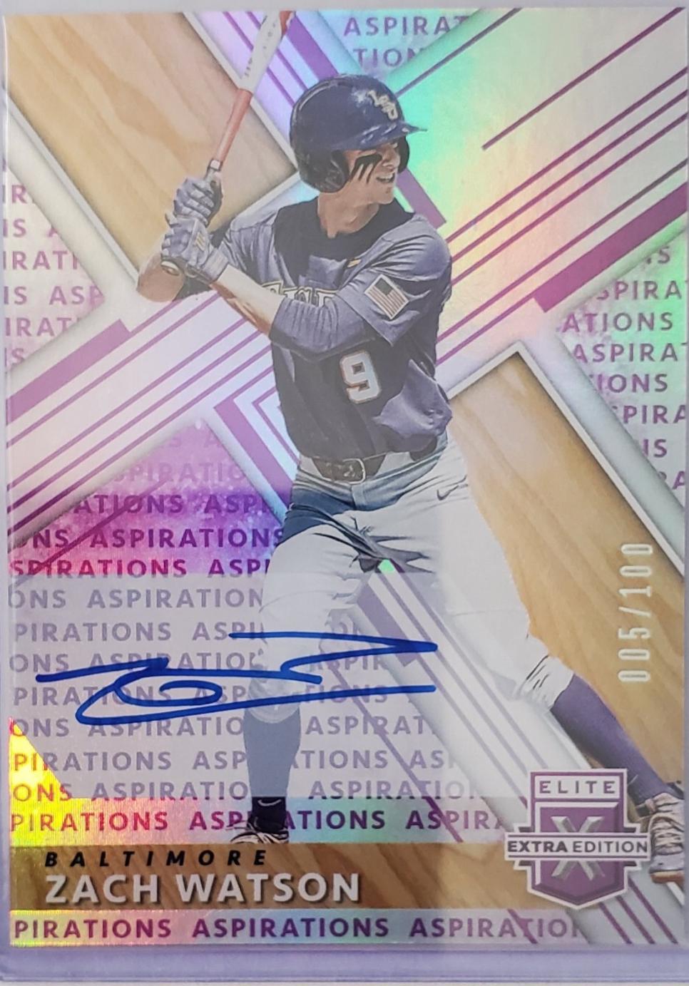 Zach Watson [Autograph Aspirations Purple] #79