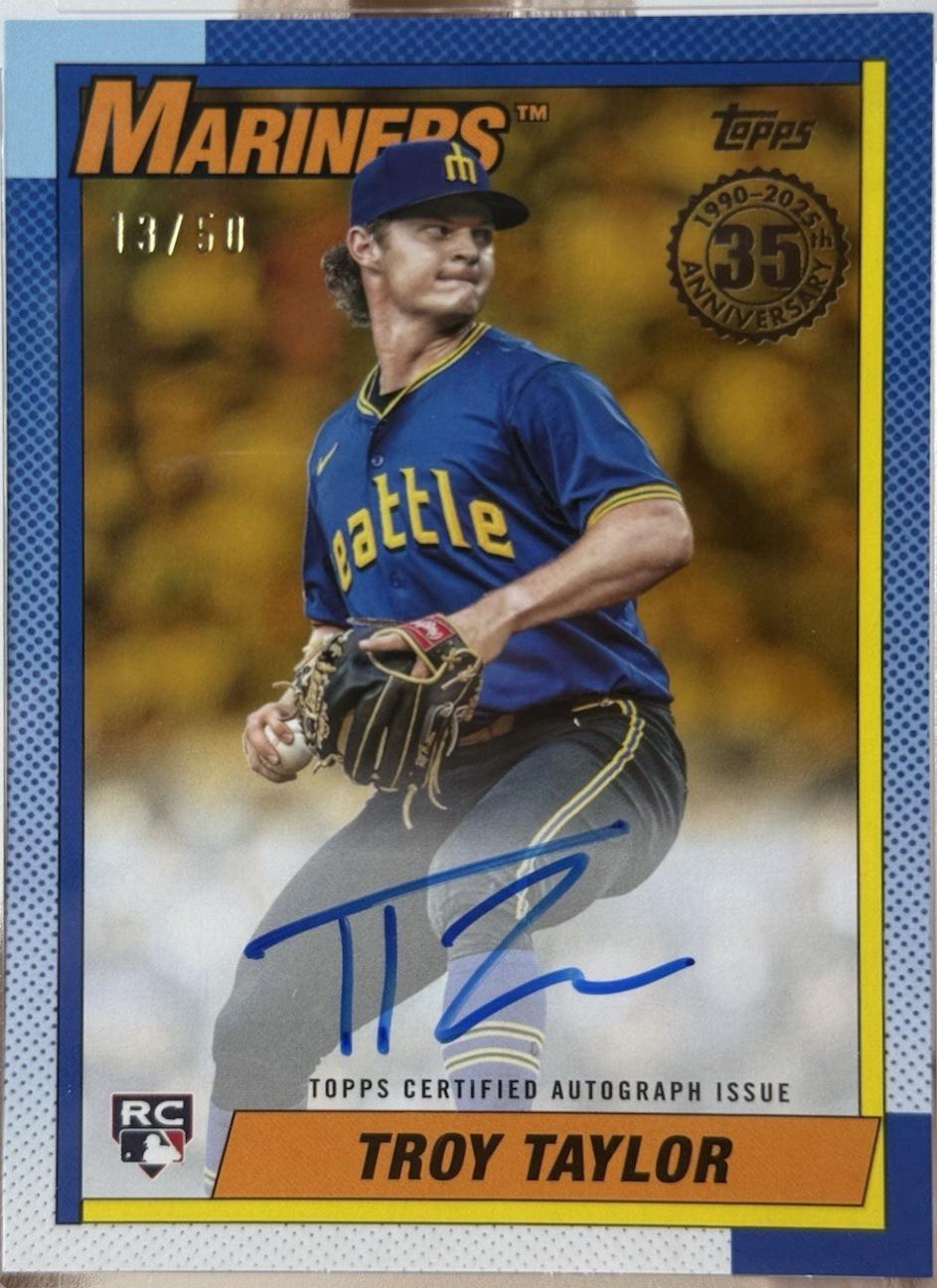 Troy Taylor [Gold] #90AU-TT