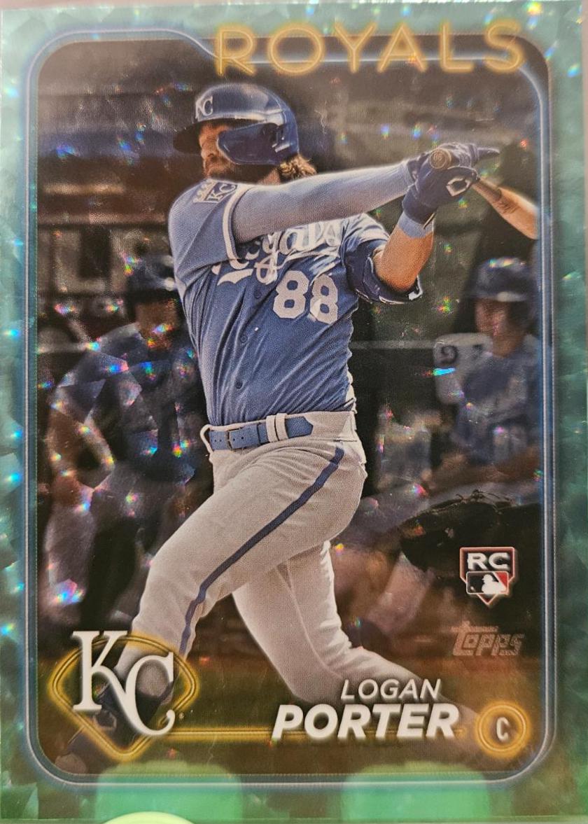 Logan Porter [Aqua Crackle Foil] #666