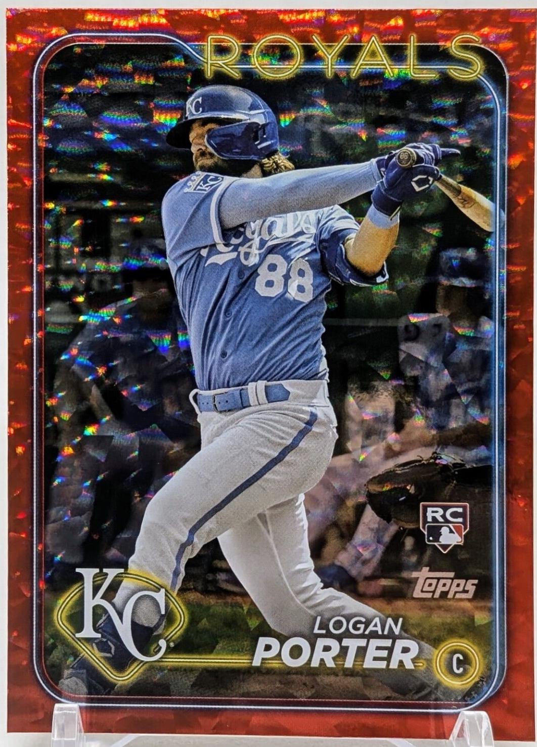 Logan Porter [Red Crackle Foil] #666