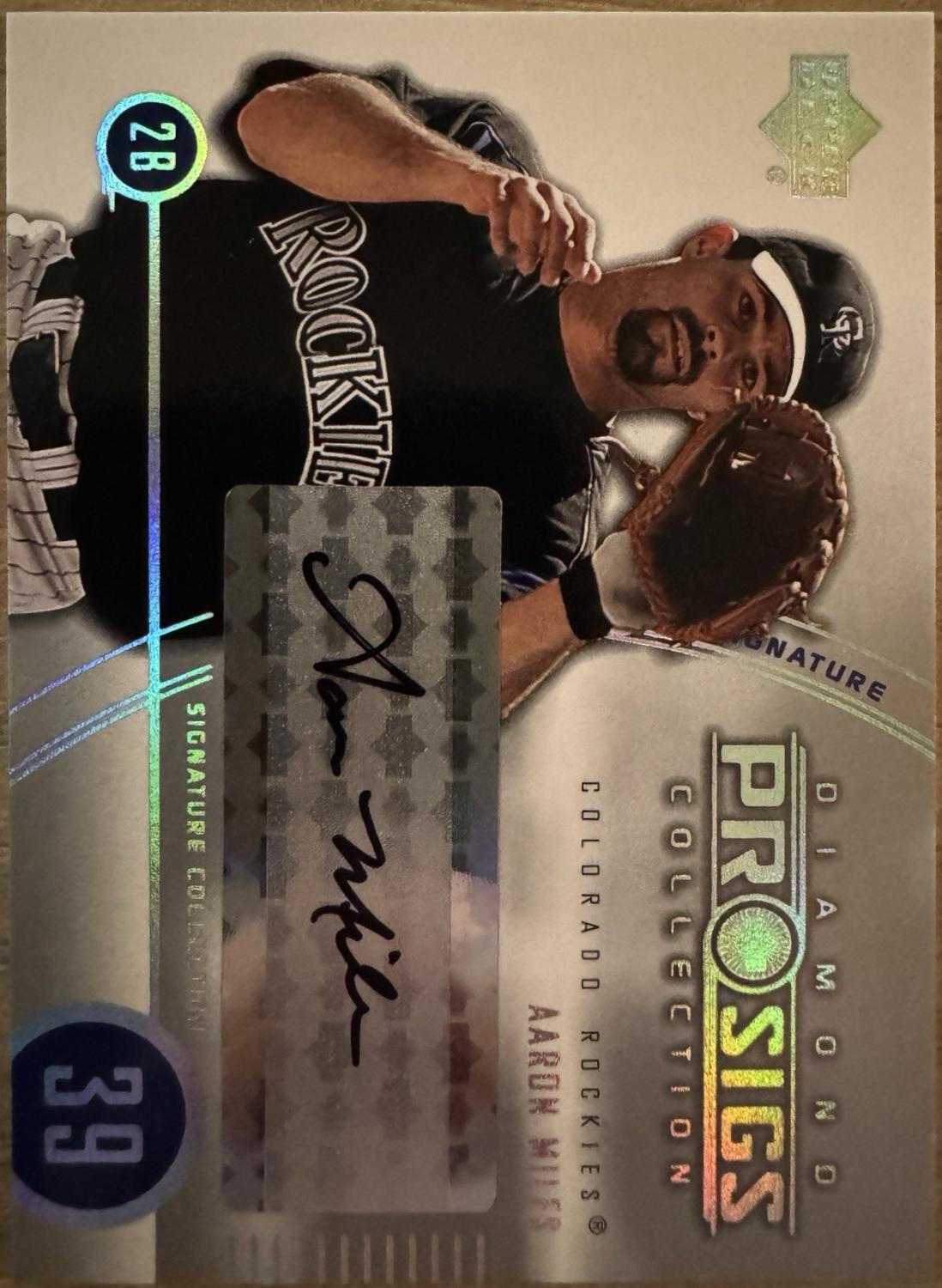 Aaron Miles [Signature] #151