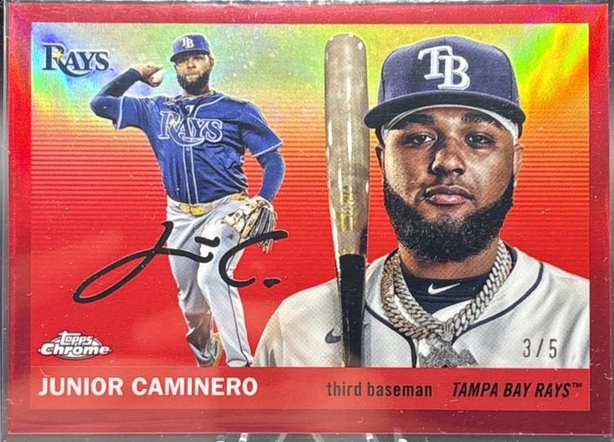 Junior Caminero [Red Refractor] #168