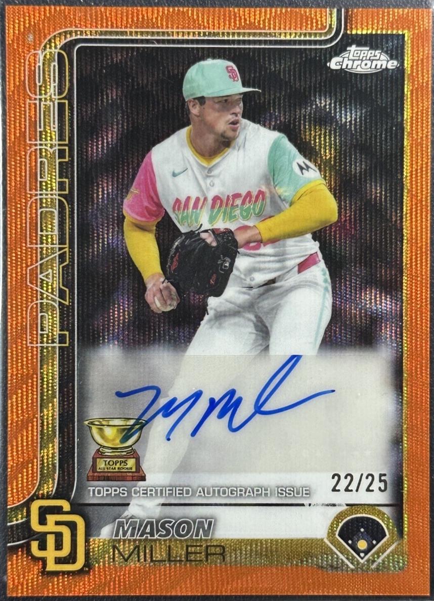 Mason Miller [Orange Wave Refractor] #AC-MI