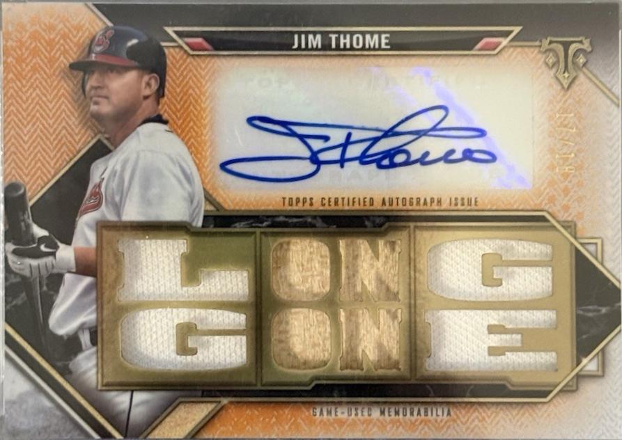 Jim Thome [Amber] #TTAR-JT1