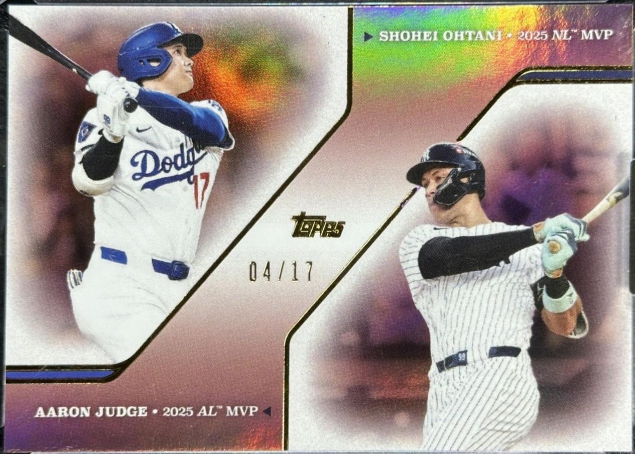 Shohei Ohtani / Aaron Judge [Rose Gold Foil] #50