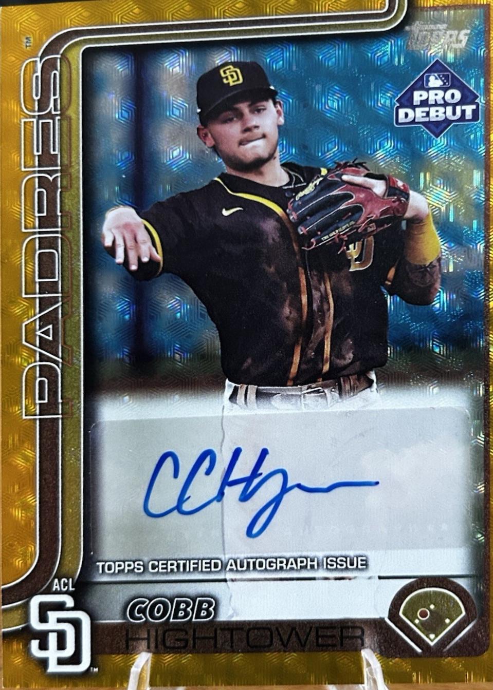 Cobb Hightower [Foilfractor Autograph] #PD-75