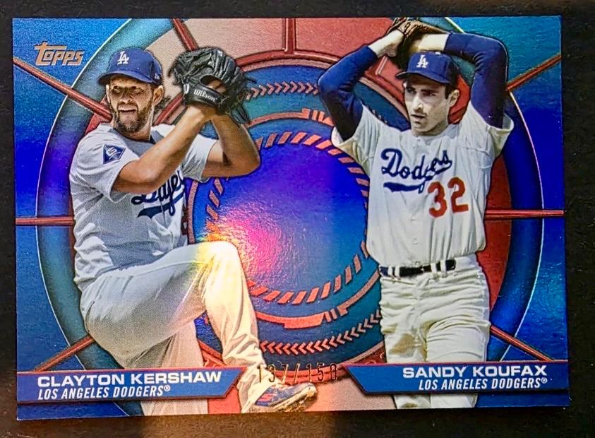 Clayton Kershaw / Sandy Koufax [Blue Foil] #DD-8