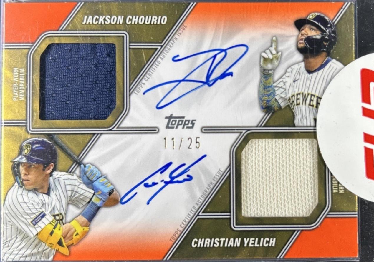 Jackson Chourio / Christian Yelich [Orange] #MLMDA-CY