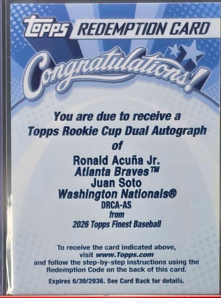 Juan Soto / Ronald Acuna Jr. #DRCA-AS