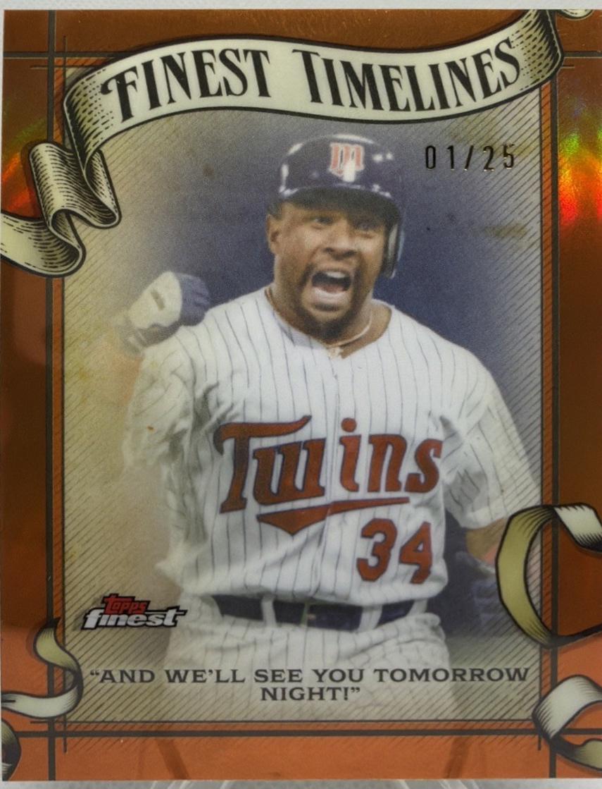 Kirby Puckett [Orange] #FT-26