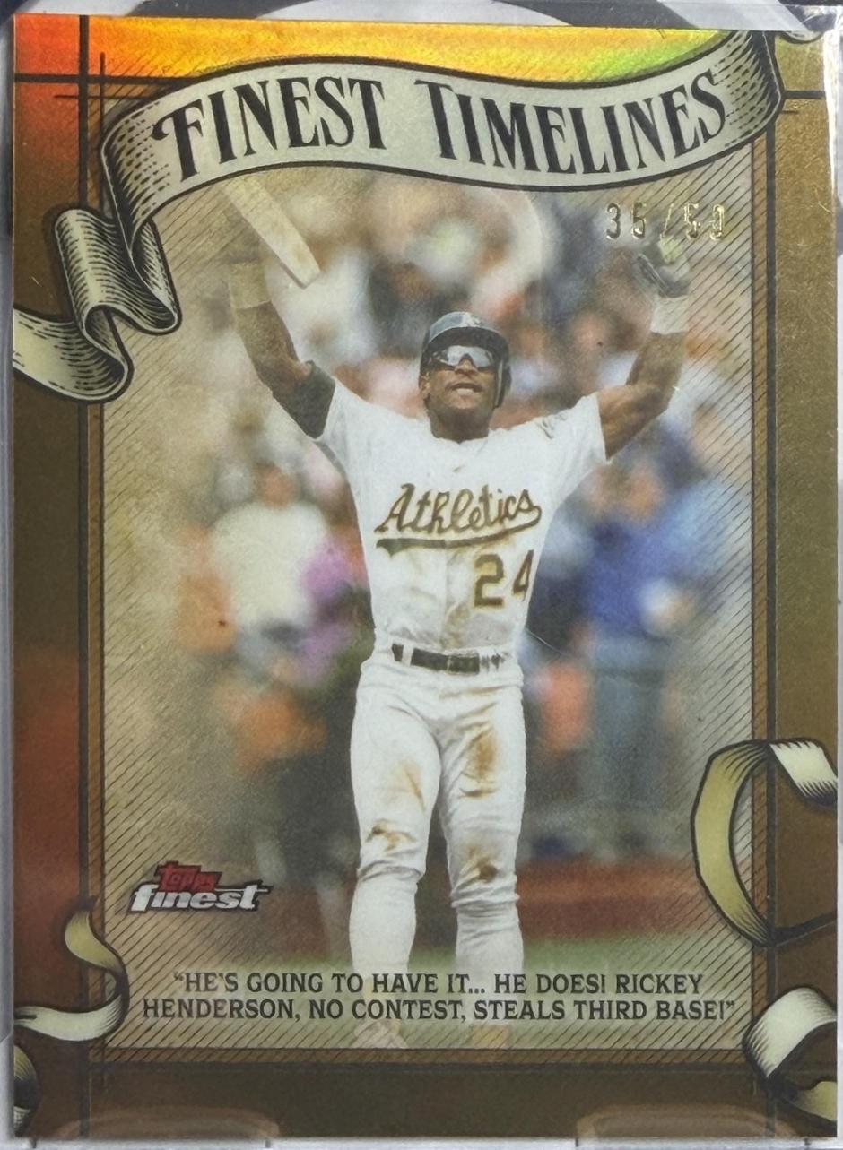 Rickey Henderson [Gold] #FT-24