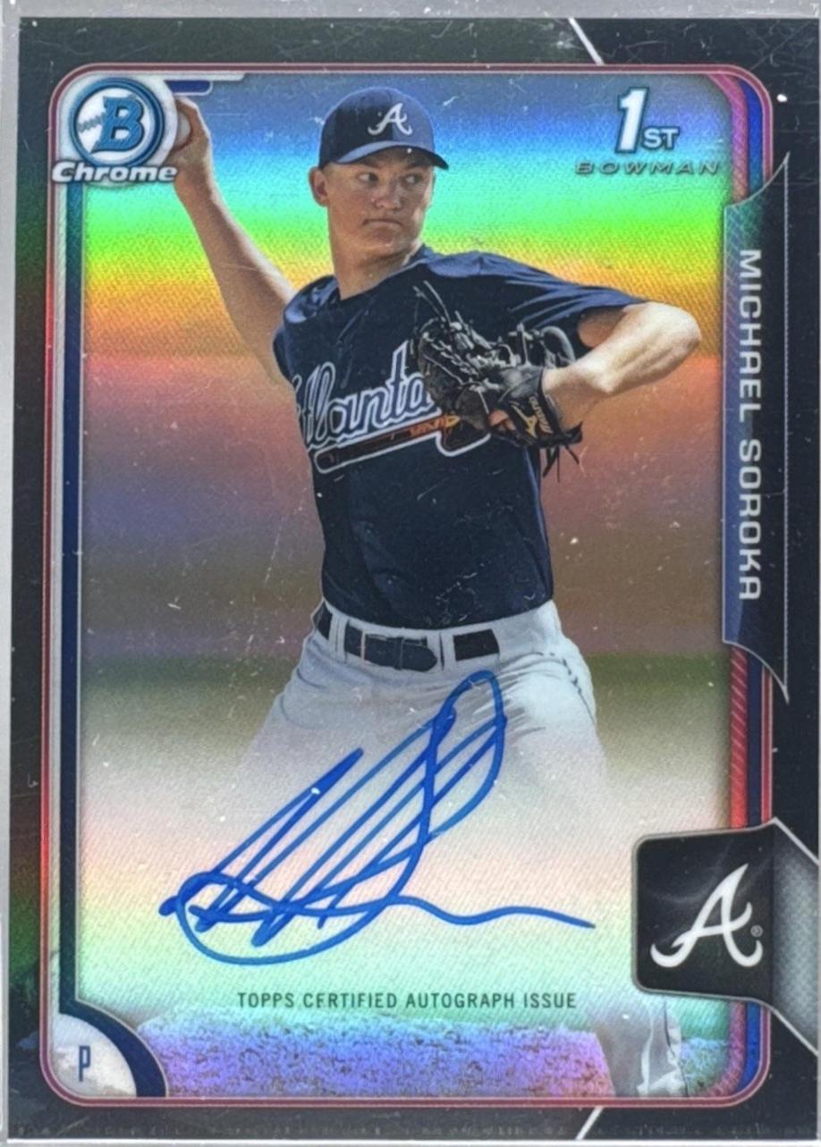Michael Soroka [Black Refractor] #BCA-MS